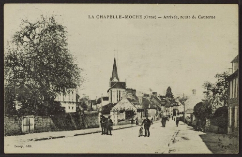 La Chapelle-Moche (Orne) - Arrivée, route de Couterne