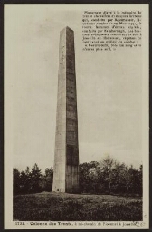 Colonne des Trente, à mi-chemin de Ploermel à Josselin 