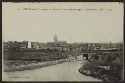 Lens (Pas-de-Calais) - avant la guerre - Vue panoramique - Panorama of the town