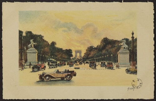 Paris. - Avenue des Champs-Elysées 