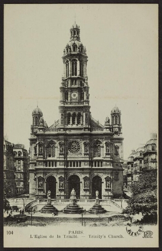 Paris. - L'église de la Trinité. - Trinity's church. ND Phot. 