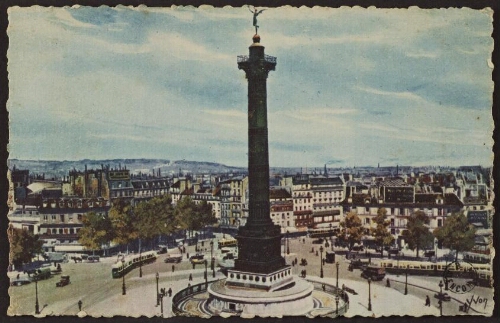 Paris... en flânant. Place de la Bastille - Bastille square 