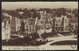 Cabourg. - Panorama et les villas. - LL