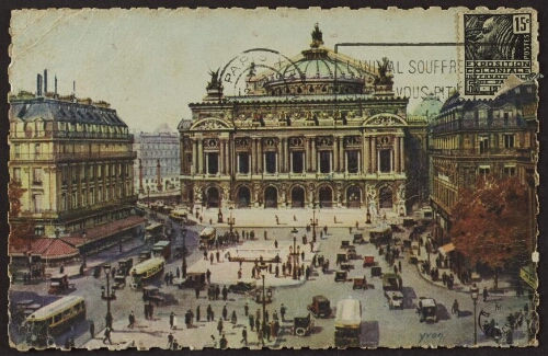 Paris... en flânant. Place de l'opéra. Opera square