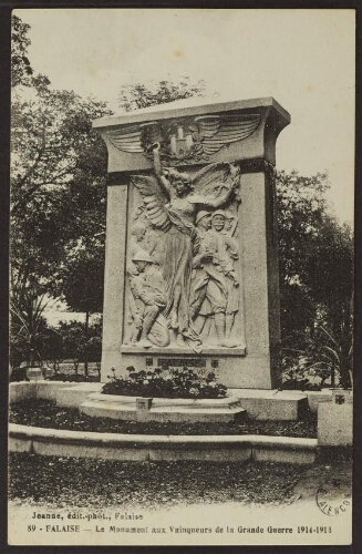 Falaise - Le monument aux vainqueurs de la Grande guerre 1914-1918 