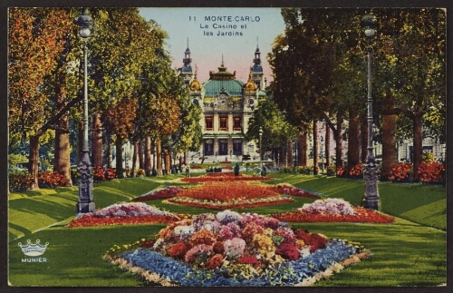 Monte-Carlo - Le casino et les jardins 