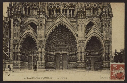 Cathédrale d'Amiens. - Le portail 