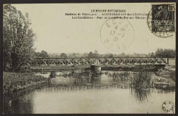 Le Perche pittoresque. Environs de Rémalard - Saint-Germain-des-Grois (Orne). Les Cochillières - Pont du chemin de fer sur l'Huisne