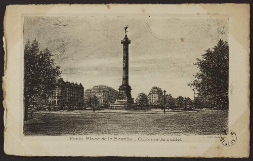 Paris - Place de la Bastille - Colonne de Juillet