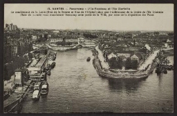 Nantes - Panorama - L'île Feydeau et l'île Gloriette 