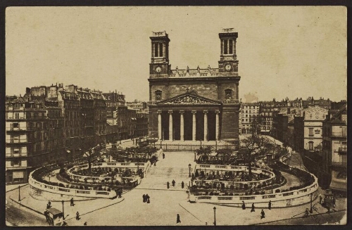 Tout Paris. Panorama de l'église St-Vincent-de-Paul. Panoramic view of the St. Vincent-de-Paul church