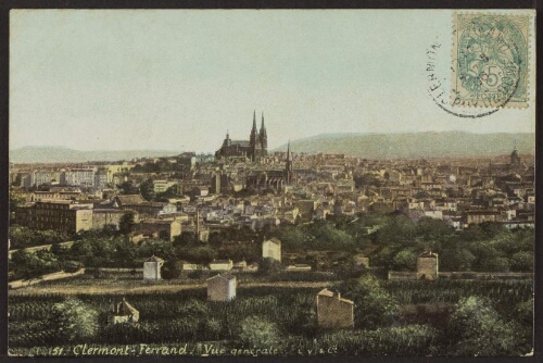 Clermont-Ferrand. Vue générale. L. V. & Cie 