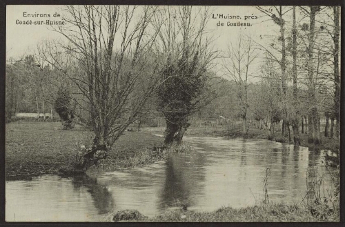 Environs de Condé-sur-Huisne. L'Huisne, près de Condeau 