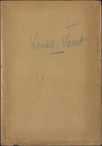 Contes. Wonoet – Vonoch. 2 - Vonôch-Vonet