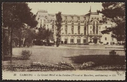 Cabourg - Le grand hôtel et les jardins (Viraut et Mauclerc, architectes). - LL 