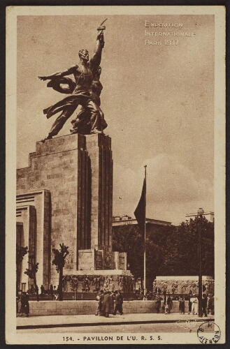 Exposition internationale Paris 1937. 154. -Pavillon de l'U.R.S.S. 