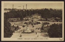 Angers - Monument aux morts et jardin du Mail 