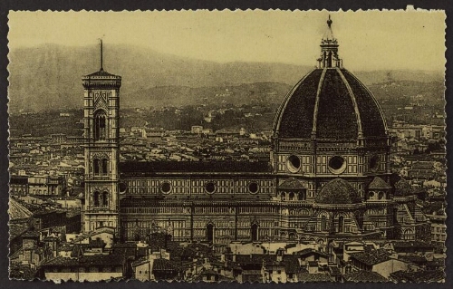 Brunelleschi (Filippo di Ser Brunellesco, ou). Coupole de la cathédrale Santa Maria Del Fiore. Florence (Cl. Lévy-Neurdein) 