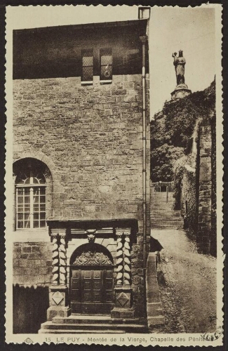 Le Puy - Montée de la Vierge, chapelle des Pénitents 