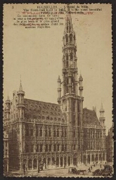 Bruxelles. - L'hôtel de ville 