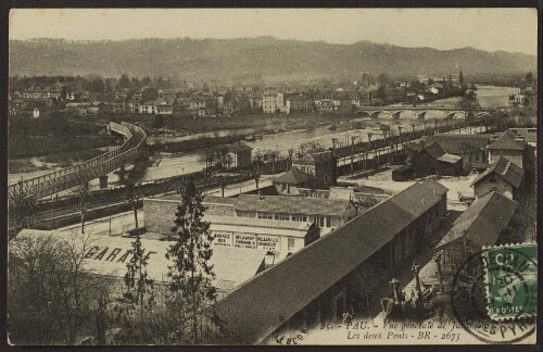 Pau. - Vue générale de Jurançon. Les deux ponts - BR - 2675 