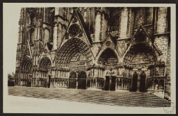 Bourges - La cathédrale. Le portail occidental 