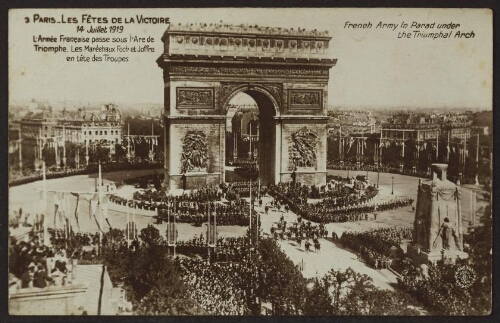 Paris. - Les fêtes de la Victoire 14 juillet 1919