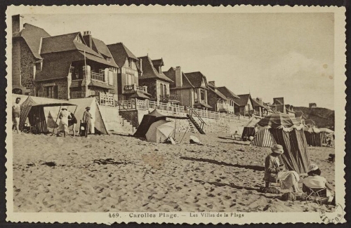 Carolles plage. - Les villas de la plage 