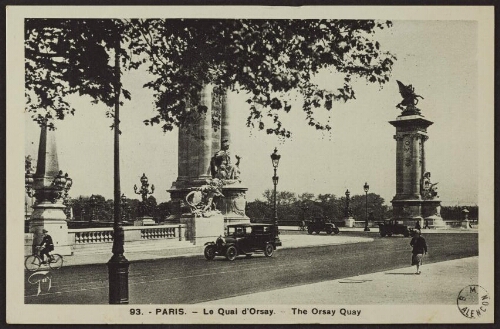 Paris. - Le quai d'Orsay. - The Orsay quay 