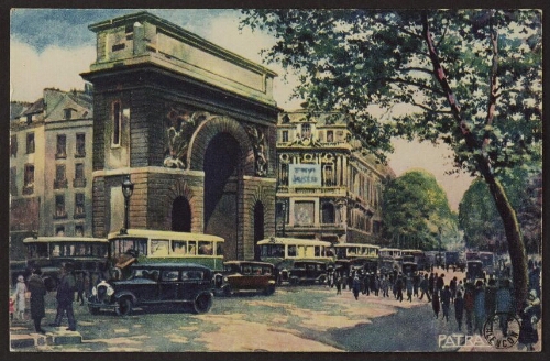 La porte Saint-Denis et les grands boulevards 