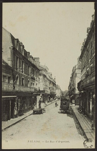 Falaise. - La rue d'Argentan. ND Phot. 