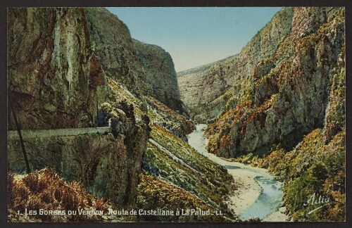 Les gorges du Verdon - Route de Castellane à La Palud - LL