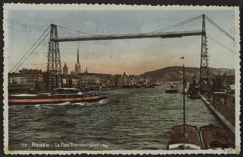 Rouen - Le pont transbordeur - LL