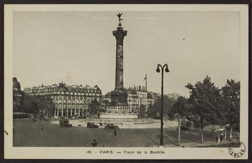 Paris. - Place de la Bastille 