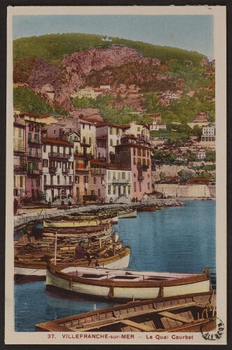 Villefranche-sur-Mer - Le quai Courbet 