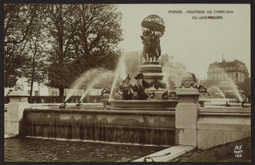 Paris. - Fontaine de Carpeaux au Luxembourg 