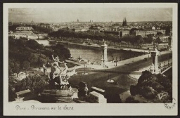 Paris - Panorama sur la Seine 