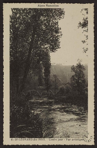 Alpes Mancelles. 6. - Saint-Léonard-des-Bois. - Contre-jour - Vue artistique 