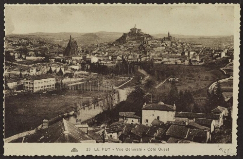 Le Puy - Vue générale - Côté ouest 