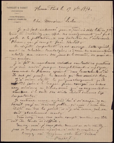 ASTRONOMIE. 8 - Cambodge : formulaires d’astronomie ; le Soleil, la Lune, les planètes ; la Légende de la Grande Ourse ; les Eclipses ; les jours et les couleurs fastes ou néfastes ; les Eres, les Epoques ; Almanach, calendriers, Khmers ; le zodiaque