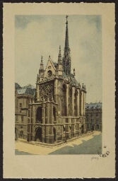 Paris. - La Sainte-Chapelle 