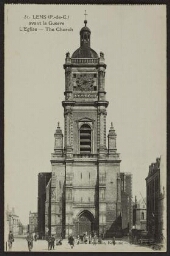 Lens (Pas-de-Calais) avant la guerre - L'église - The church 