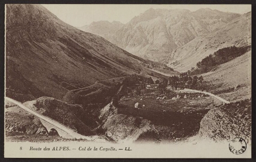 Route des Alpes. - Col de la Cayolle. - LL.