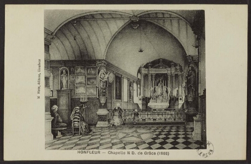 Honfleur - Chapelle N D. de Grâce (1866) 