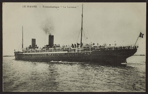 Le Havre - Transatlantique "La Lorraine"