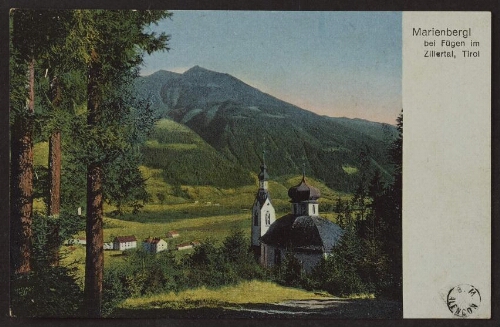 Marienbergl, bel Fügen im Zillertal, Tirol 