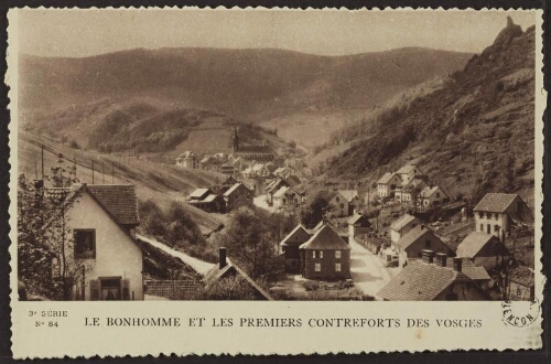 Le Bonhomme et les premiers contreforts des Vosges 