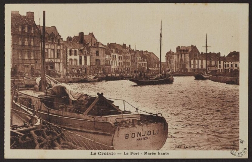 Le Croisic - Le port - Marée haute 