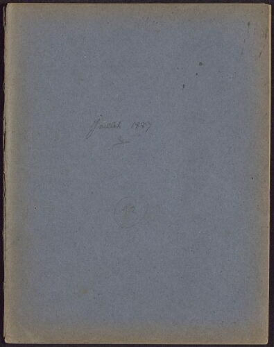 Voyage au Cambodge 1886-1887. 13. Cahier n°13 : « 1887 – Juillet (2) »