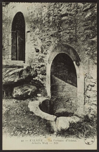 Falaise - La fontaine d'Arlette. - Arlett's Well - ND